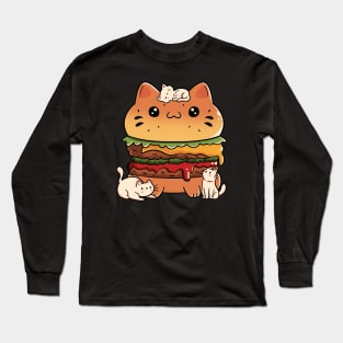 Catnivore Diet Funny Cat by Tobe Fonseca Long Sleeve T-Shirt